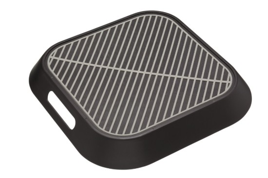 Tava servire 39 x 39 x 5,5 cm, negru - Kitchen Craft