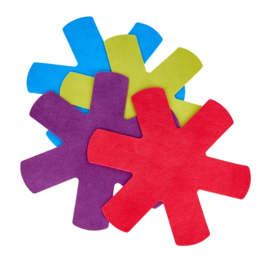 Set 4 suporturi de protectie pentru tigaie - Colourworks