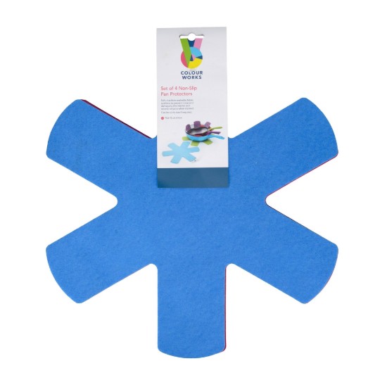 Set 4 suporturi de protectie pentru tigaie - Colourworks