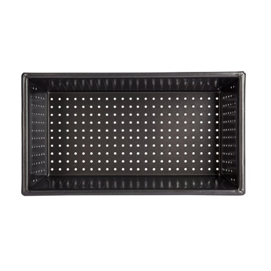 Tava cuptor, cu perforatii, otel, 21 x 11 cm - MasterClass