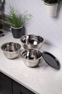 Set boluri 4 piese, inox, “Master Class” - Kitchen Craft