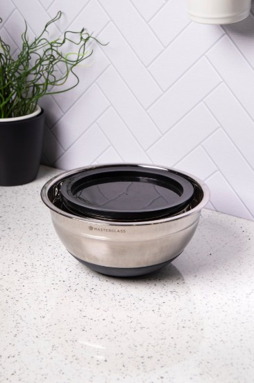 Set boluri 4 piese, inox, “MasterClass” - Kitchen Craft