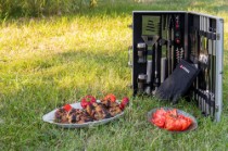 Set 24 piese pentru gratar, inox  - Zokura