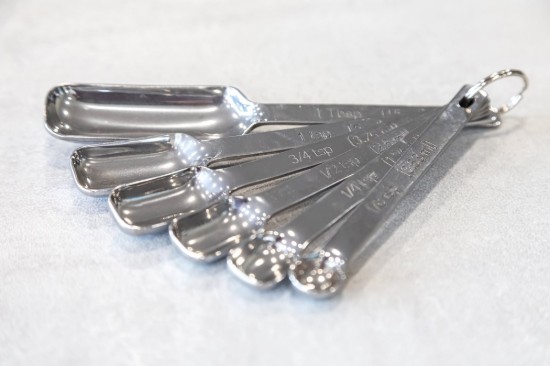 Set 6 linguri de masurare, inox, “MasterClass” - Kitchen Craft