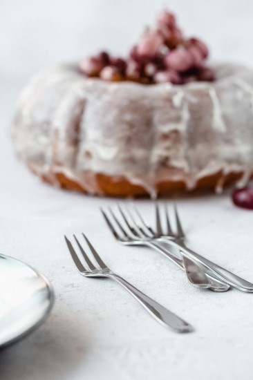 Set 4 furculite pentru desert, inox, “MasterClass” - Kitchen Craft