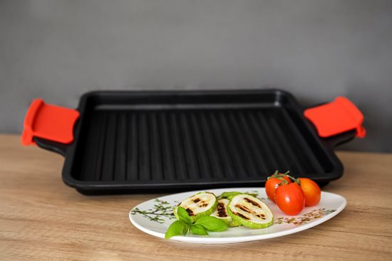 Tava grill 34 x 22 cm, aluminiu, Noble - Zokura