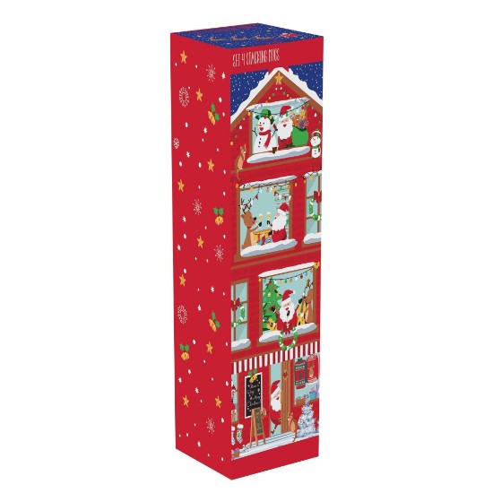 Set 4 cani portelan, 275ml, "Christmas Neighbours" - Nuova R2S