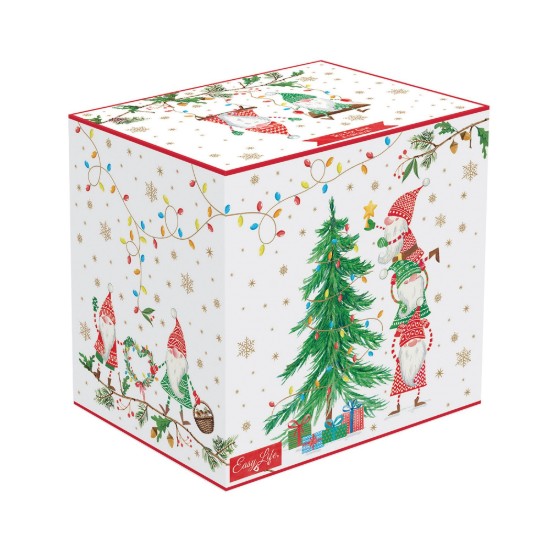 Set servire ceai, portelan, 350ml, "READY FOR CHRISTMAS" - Easy Life