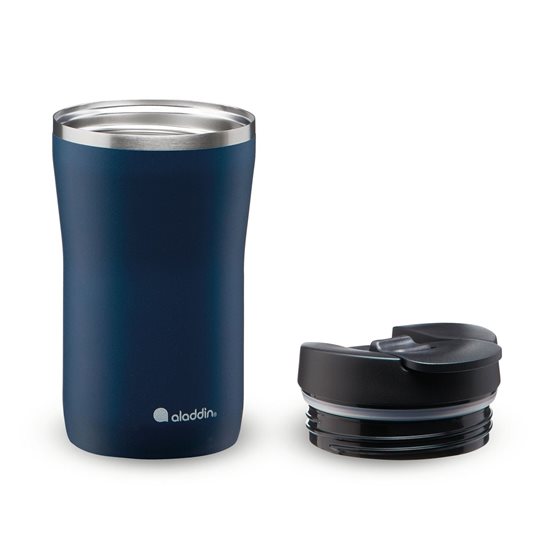 Termos inox, 250ml, "Cafe Thermavac", Deep Navy - Aladdin