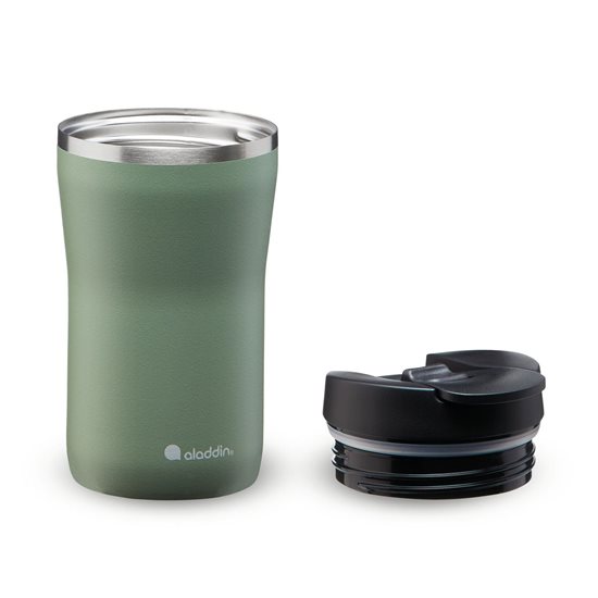 Termos inox, 250ml, "Cafe Thermavac", Sage Green - Aladdin