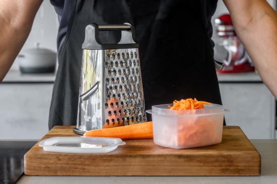 Razatoare multifunctionala, cu recipient, inox, “MasterClass” - Kitchen Craft