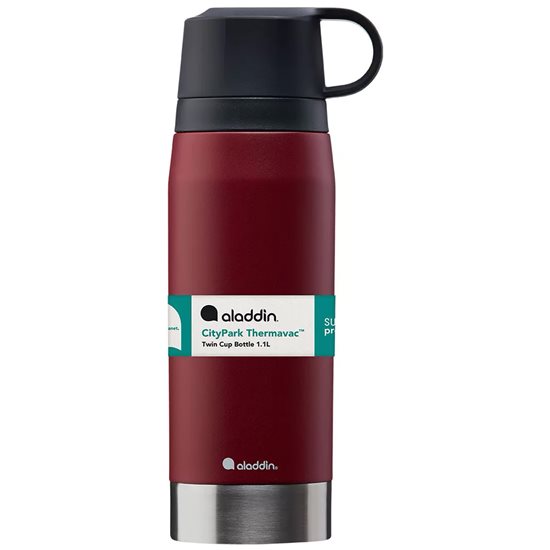 Termos inox, 1,1L, "CityPark Thermavac", Burgundy Red - Aladdin