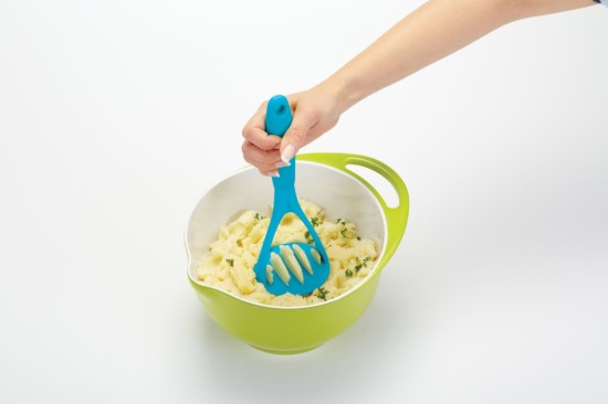 Zdrobitor cartofi, 25 cm, plastic, Albastru  - Kitchen Craft