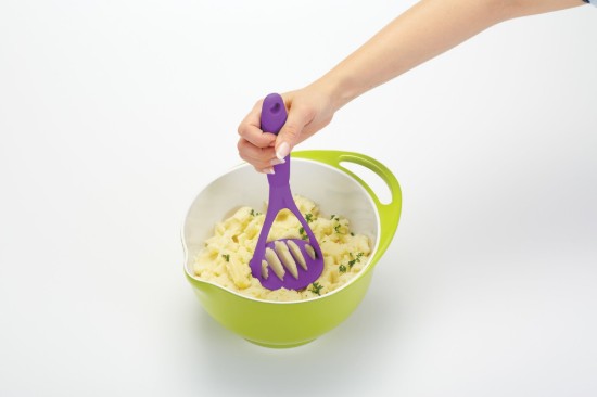 Zdrobitor cartofi, plastic, 25 cm, Mov - Kitchen Craft