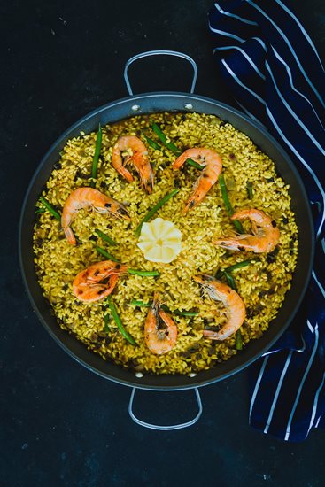 Tigaie paella, otel, 40 cm - Kitchen Craft