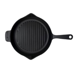 Tigaie grill, fonta, 28 cm, baza concava - LAVA