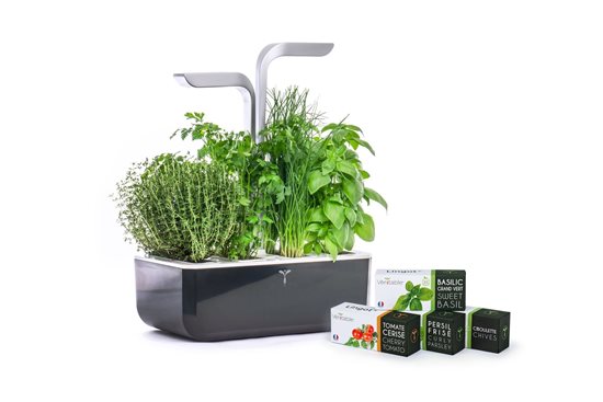 Jardiniera "SMART Garden", 33 x 18,5 x 45 cm, Soft Black - Veritable