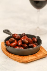 Mini-tigaie fonta, 14,5 cm, cu suport de lemn - Artesa