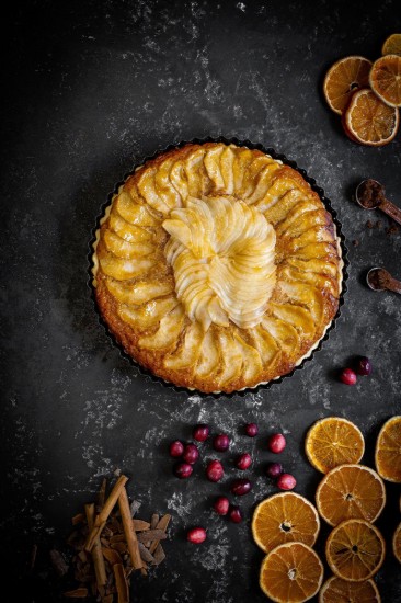 Forma perforata pentru tarta, otel, 23 cm - MasterClass