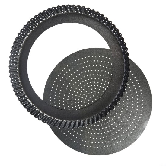 Forma perforata pentru tarta, otel, 30 cm - MasterClass