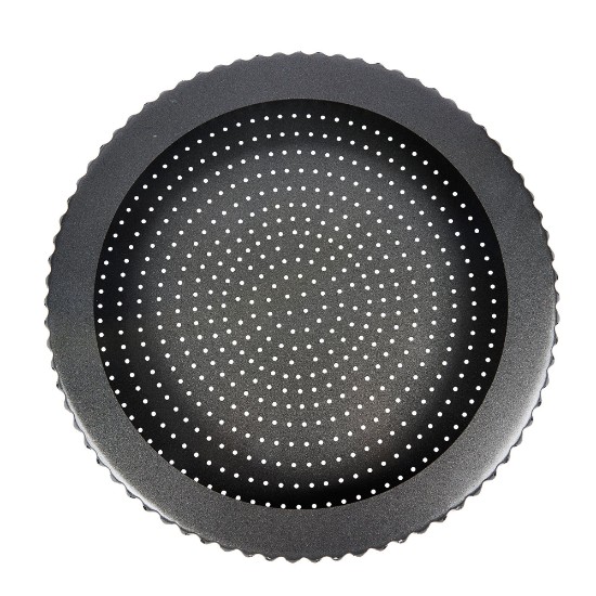 Forma perforata pentru tarta, otel, 30 cm, "Master Class" - Kitchen Craft