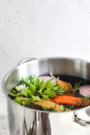 Oala inox, cu capac, 20cm/5,5L - MasterClass