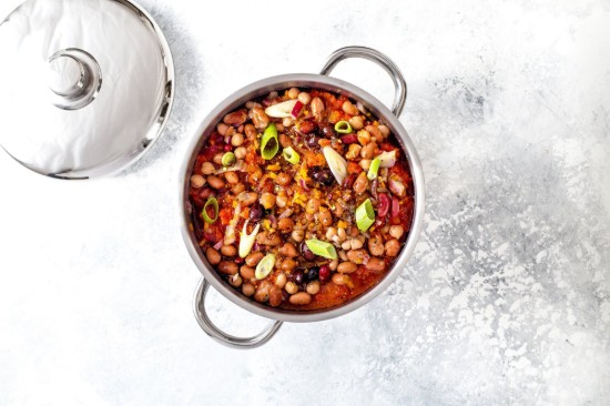 Oala inox, cu capac, 24cm/8,5L - MasterClass