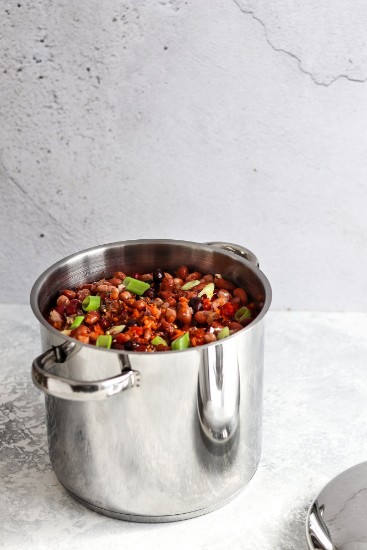 Oala inox, cu capac, 26cm/11L, “Master Class” - Kitchen Craft