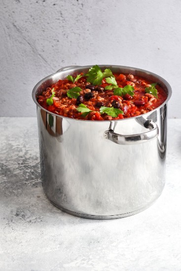 Oala inox, cu capac, 28cm/14L, “Master Class” - Kitchen Craft