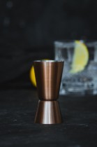 Pahar dublu masura pentru cocktail, inox, 25/50 ml, Cupru, "Bar Craft" - Kitchen Craft