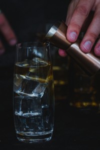 Pahar dublu masura pentru cocktail, inox, 25/50 ml, Cupru, "Bar Craft" - Kitchen Craft