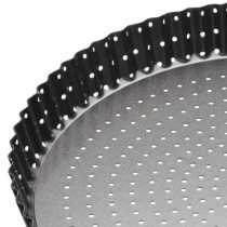 Forma perforata pentru tarta, otel, 25 cm, "Master Class" - Kitchen Craft