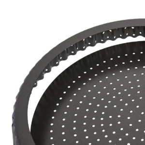 Forma perforata pentru tarta, otel, 25 cm, "Master Class" - Kitchen Craft