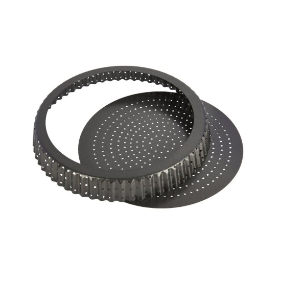 Forma perforata pentru tarta, otel, 25 cm, "MasterClass" - Kitchen Craft