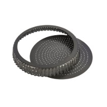 Forma perforata pentru tarta, otel, 25 cm, "Master Class" - Kitchen Craft
