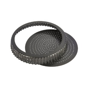 Forma perforata pentru tarta, otel, 25 cm, "Master Class" - Kitchen Craft