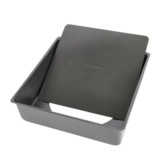 Tava patrata adanca, otel, 30 x 30 cm, "MasterClass"  - Kitchen Craft
