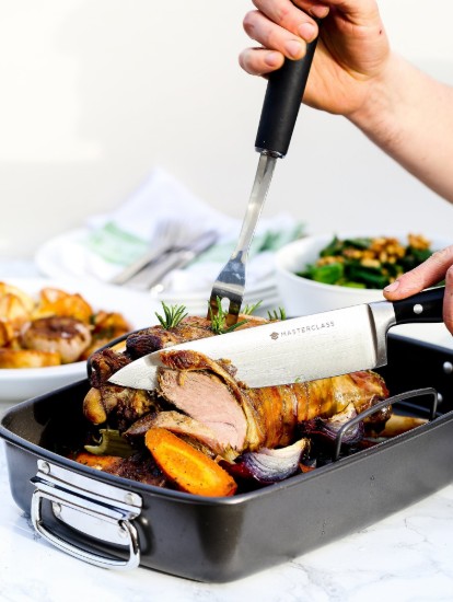 Cutitul bucatarului, inox, 20 cm, "EdgeKeeper" - MasterClass