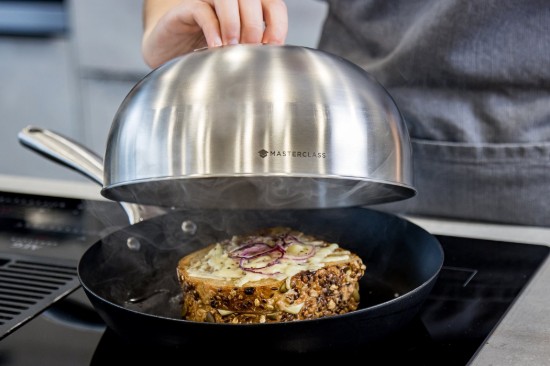 Capac dom pentru tigaie/grill, inox, 22,5 cm, “MasterClass” - Kitchen Craft
