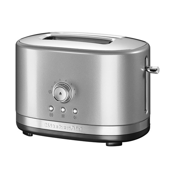 Prajitor de paine 2 sloturi si control manual 1200W, Contour Silver - KitchenAid