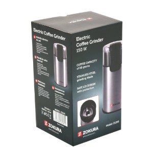 Rasnita electrica de cafea, 150 W, 60 g - Zokura