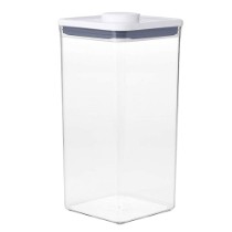 Caserola patrata, plastic, 16 x 16 x 32 cm, 5,7L - OXO