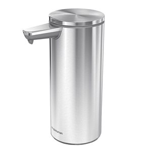 Dozator cu senzor, pentru sapun lichid, 266 ml, Brushed - simplehuman