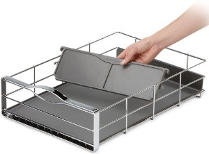 Organizator cu sina pentru dulap, 50,8 x 35 cm - simplehuman