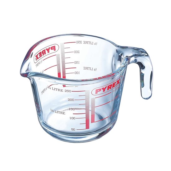 Cana gradata, din sticla termorezistenta, 250ml, "Classic" - Pyrex