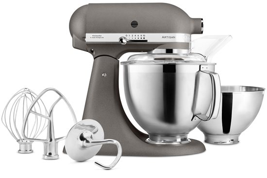 Mixer cu bol 4.8L, Artisan, Model 185, Imperial Grey - KitchenAid