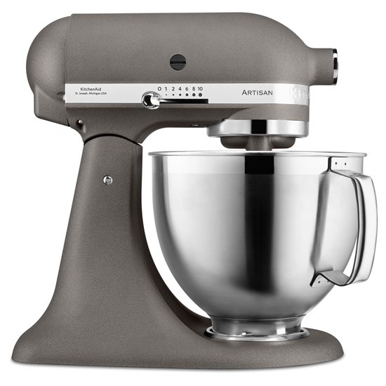 Mixer cu bol 4.8L, Artisan, Model 185, Imperial Grey - KitchenAid