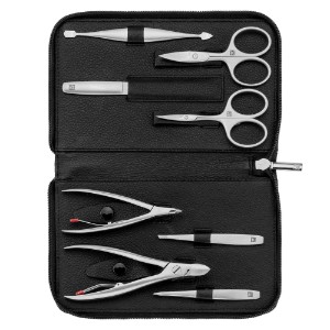 Set 8 piese, portofel piele, Negru - Zwilling PREMIUM