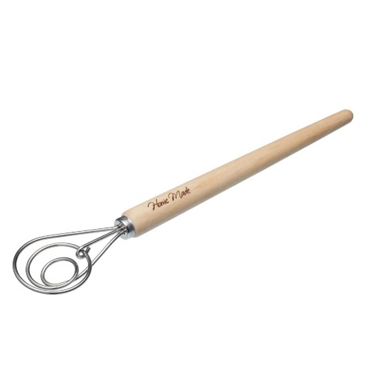Tel traditional danez pentru aluat, inox, 34 cm - Kitchen Craft
