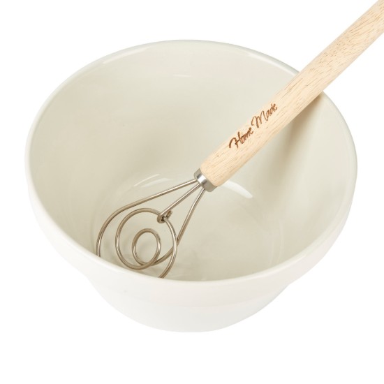 Tel traditional danez pentru aluat, inox, 34 cm - Kitchen Craft